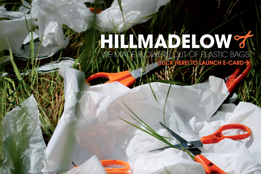 HILL MADE LOW#13; We Made Flowers Out Of Plastc Bags