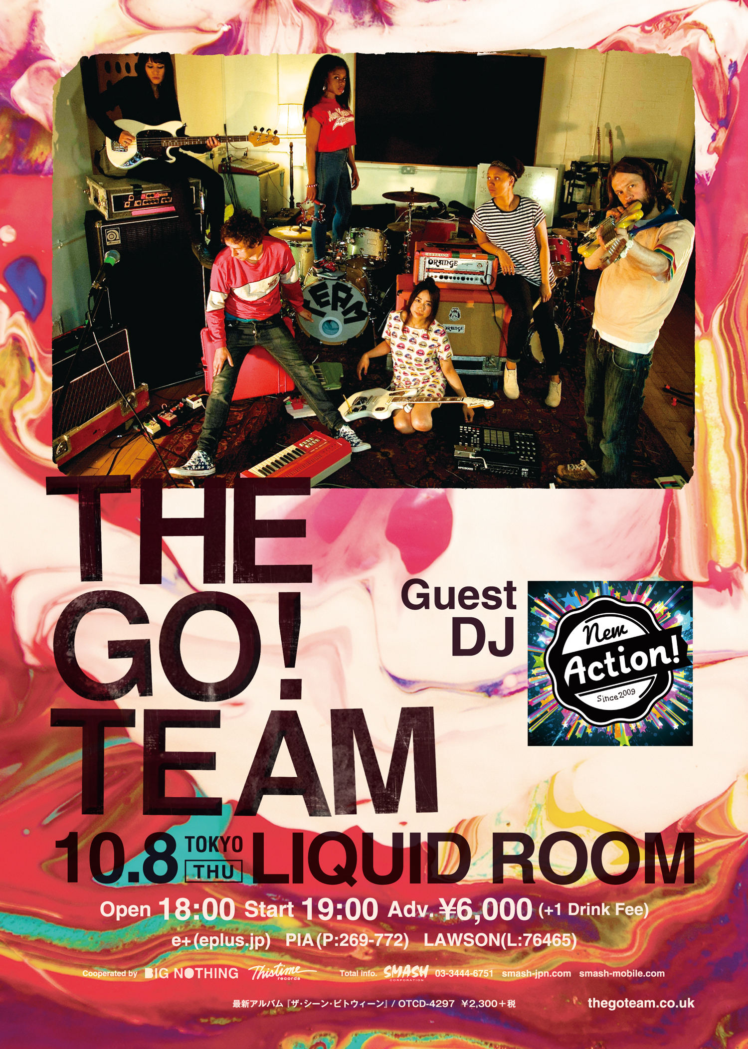 THE GO! TEAM 来日公演 | THISTIME PRODUCTIONS
